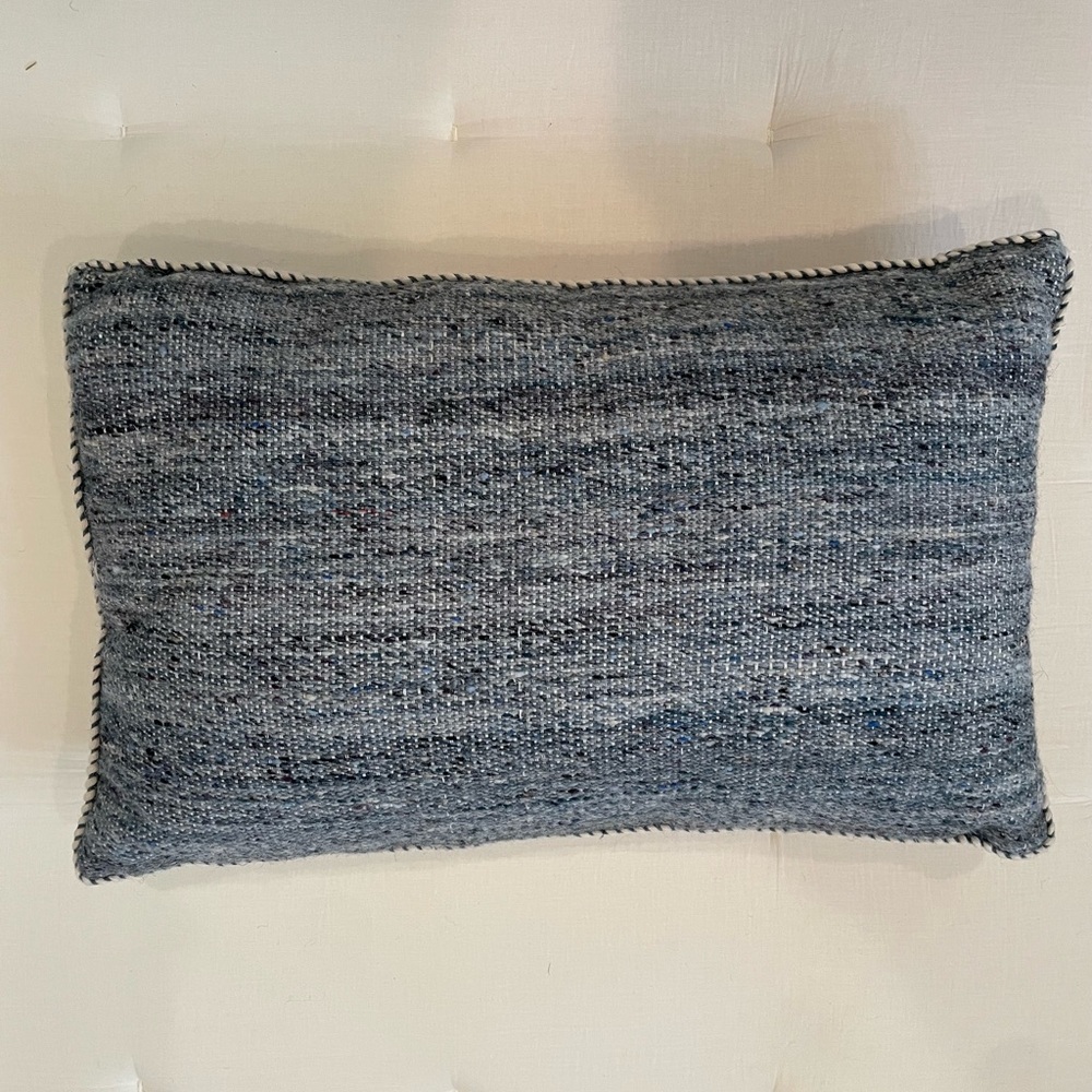 Magnolia Home navy blue lumbar pillow, new without tags